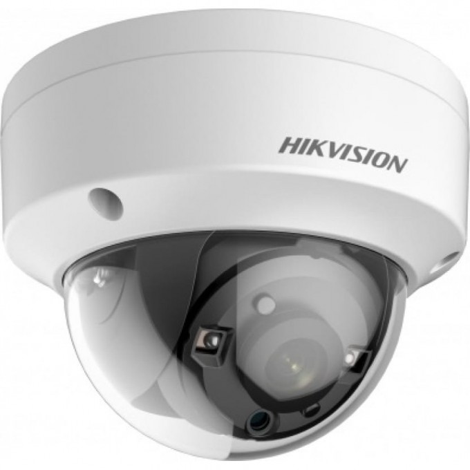 5 Мп уличная купольная HD-TVI камера с EXIR-подсветкой до 30 м HIKVISION DS-2CE57H8T-VPITF 5 Мп уличная купольная HD-TVI камера с EXIR-подсветкой до 30 м HIKVISION DS-2CE57H8T-VPITF