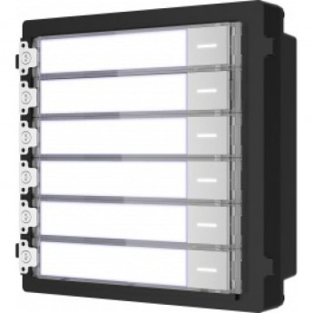Модуль на 6 абонентов с подсветкой HIKVISION DS-KD-KK