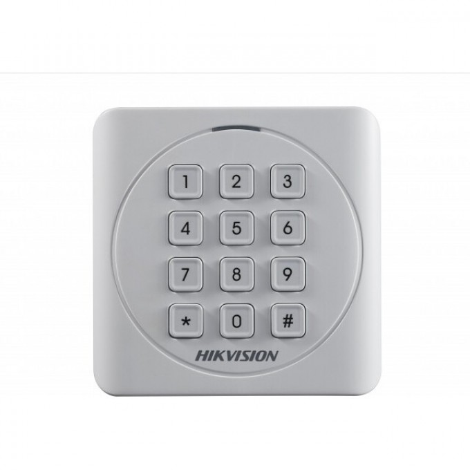 Считыватель EM карт с механической клавиатурой HIKVISION DS-K1801EK Считыватель EM карт с механической клавиатурой HIKVISION DS-K1801EK