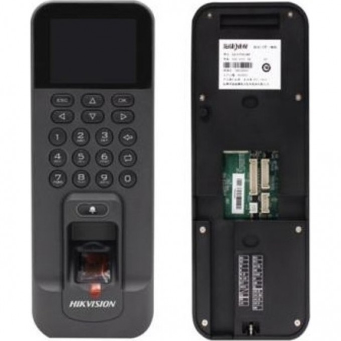 Терминал доступа со встроенным считывателем отпечатков пальцев HIKVISION DS-K1T804BF Терминал доступа со встроенным считывателем отпечатков пальцев HIKVISION DS-K1T804BF